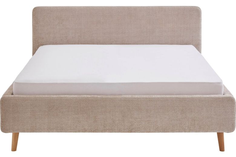 Upholstered bed 160x200 - Mattis with bed slat