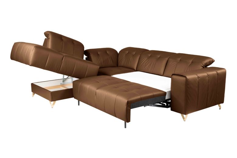 Corner sofa XL - Gava (Pull-out with storage box)