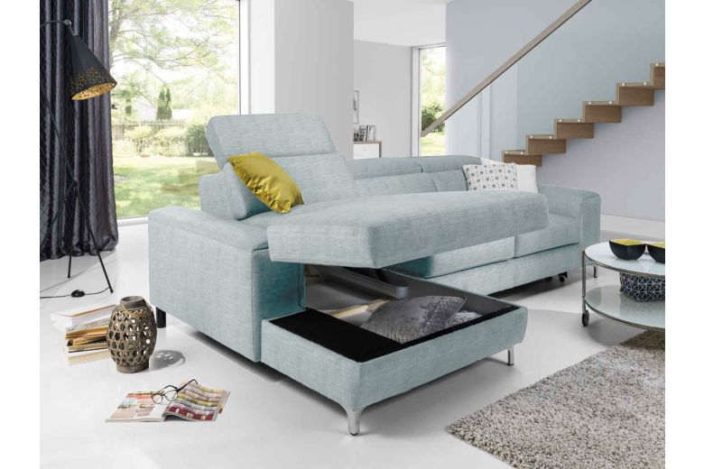 Corner sofa - Genova (Pull-out with storage box)