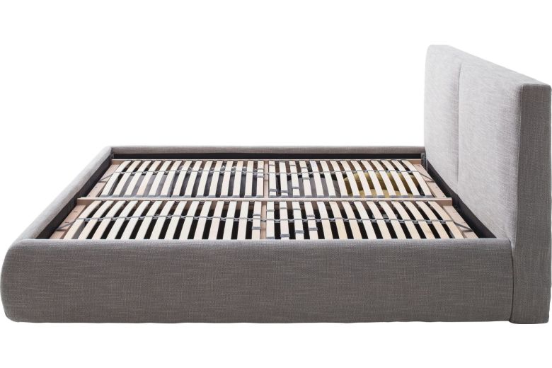 Upholstered bed 180x200 - Atesio (With storage box)