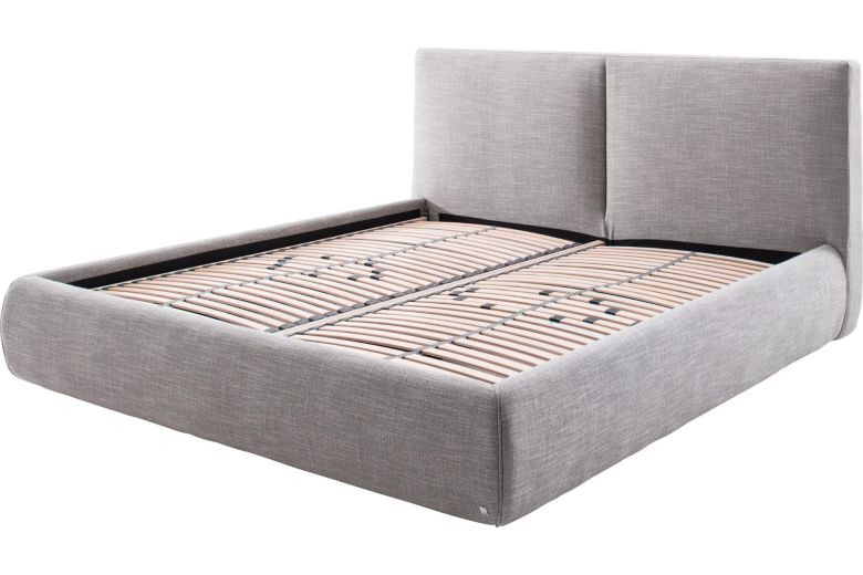 Upholstered bed 180x200 - Atesio (With storage box)