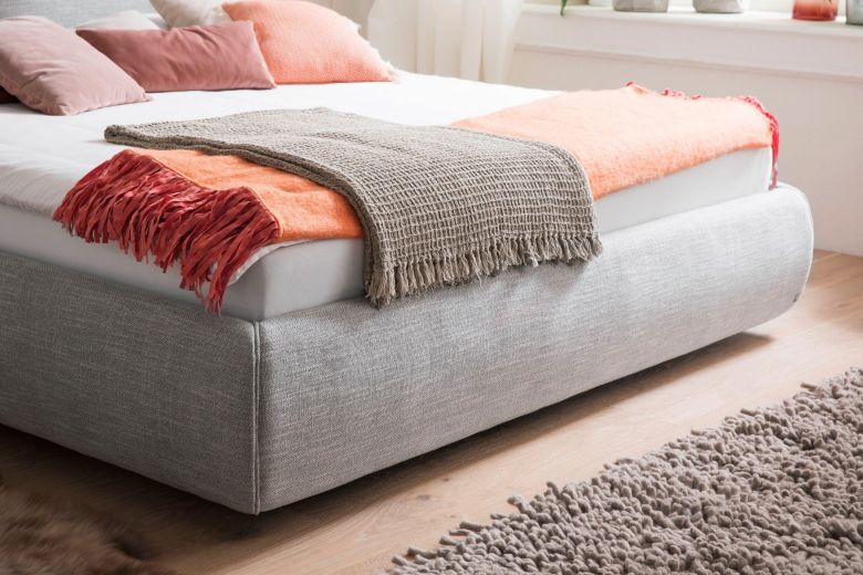 Upholstered bed 180x200 - Atesio (With storage box)