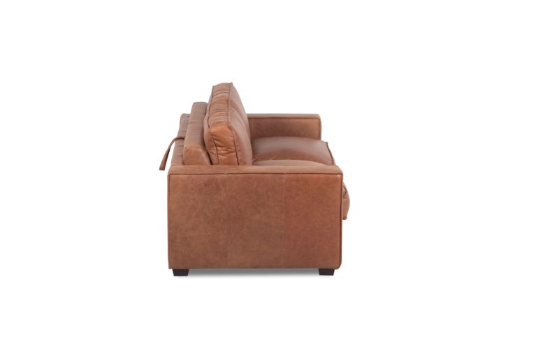 Leather sofa+bed - Texas (Pull-out)