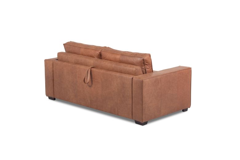 Leather sofa+bed - Texas (Pull-out)
