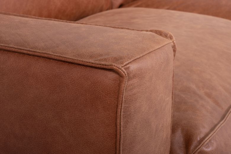 Leather sofa+bed - Texas (Pull-out)