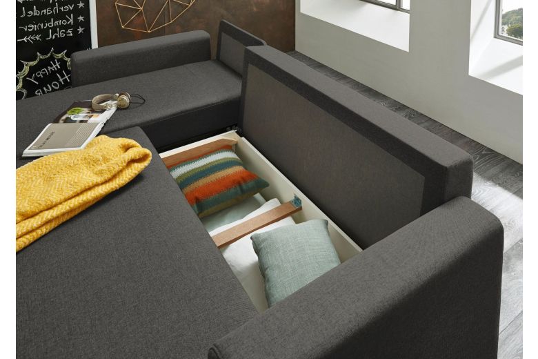 Corner sofa - Dublin (Pull-out with storage box)