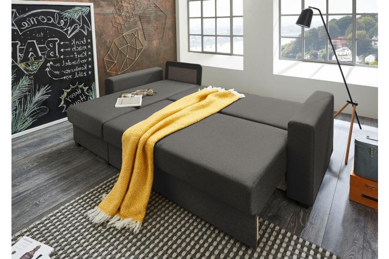 Corner sofa - Dublin (Pull-out with storage box)