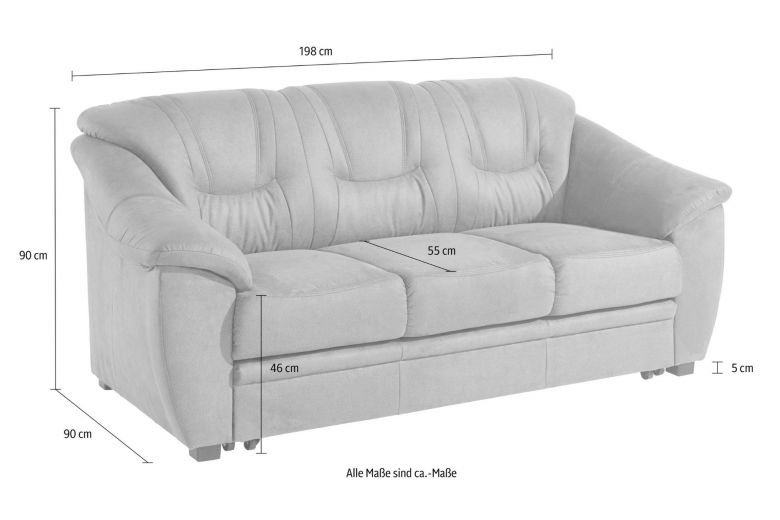 3 seat sofa - Savona (Pull-out)