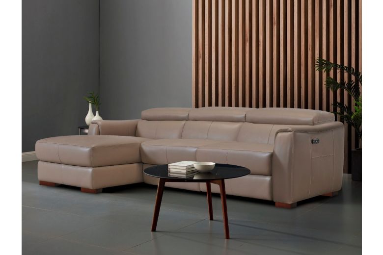 Leather corner sofa - Jameson