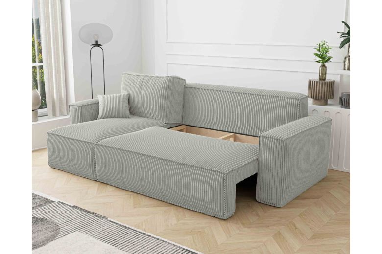 Corner sofa - Karl (Pull-out with storage box)