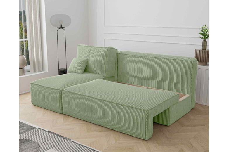 Corner sofa - Karl (Pull-out with storage box)