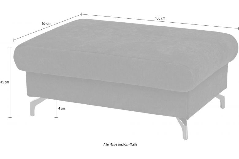 Corner sofa - Komaris with hocker