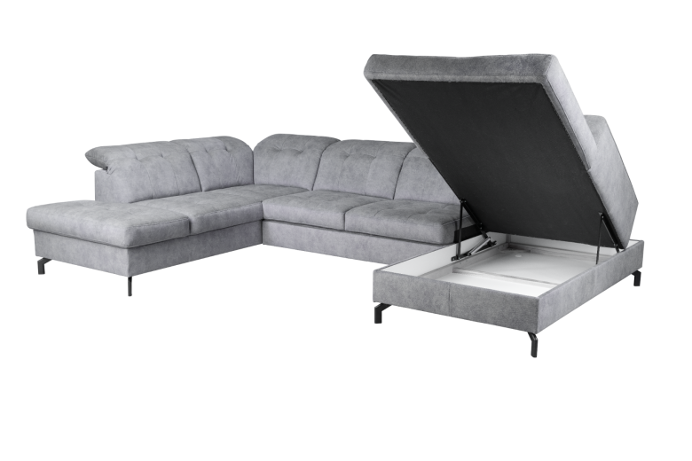 U shape sofa - Paula (Pull-out with storage box)