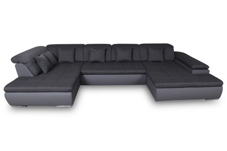U shape sofa - Neapel (Pull-out with storage box)