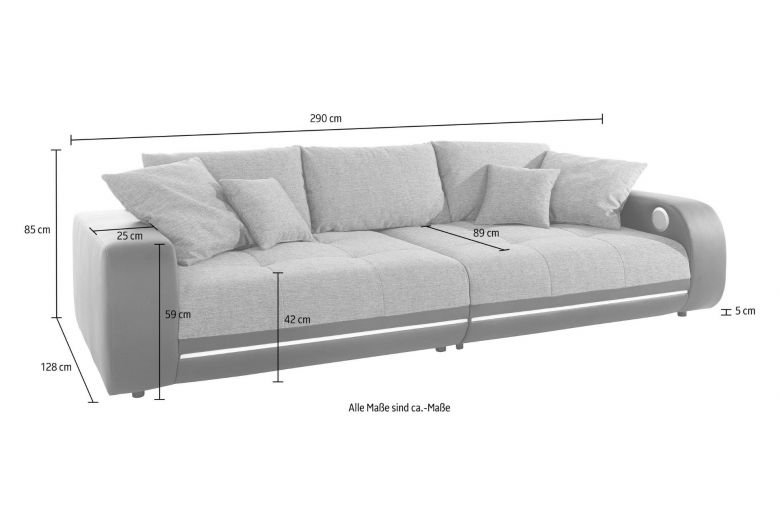 Bigsofa - Music (LED gaisma)