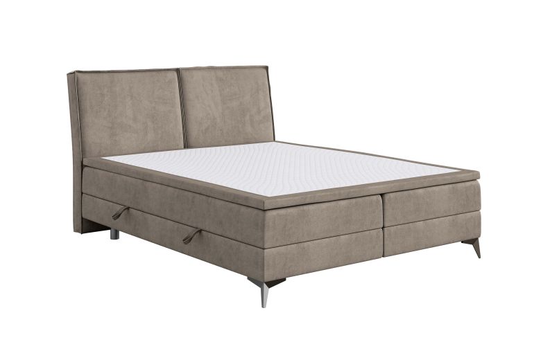 Upholstered bed 160x200 - Lolly (With storage box)
