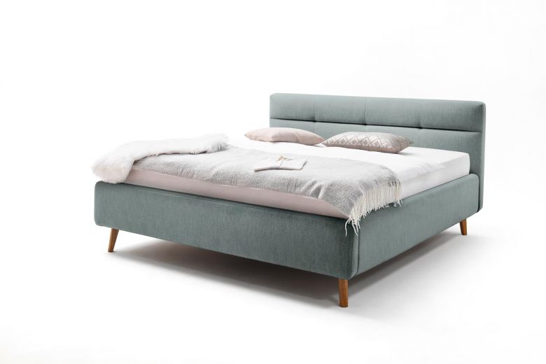 Upholstered bed 160x200 - Lotte (With storage box)