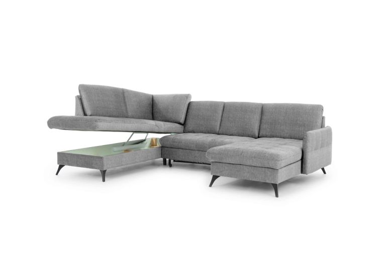 U shape sofa - Lukka (Pull-out with storage box)