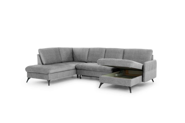 U shape sofa - Lukka (Pull-out with storage box)