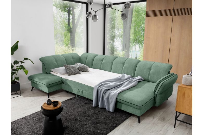 U shape sofa - Massimo (Pull-out with storage box)