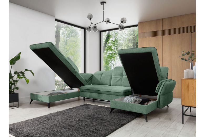 U shape sofa - Massimo (Pull-out with storage box)