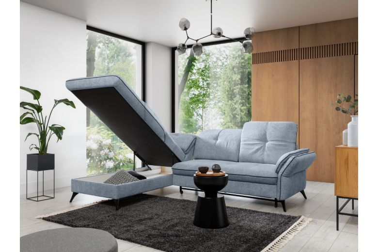 Corner sofa XL - Massimo Long (Pull-out with storage box)