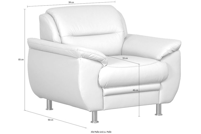 Leather chair - Mailand
