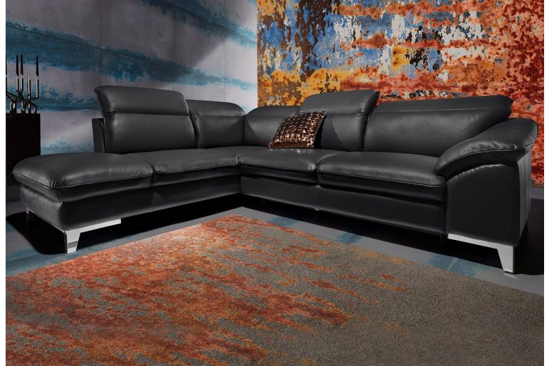 Leather corner sofa XL - Teresa