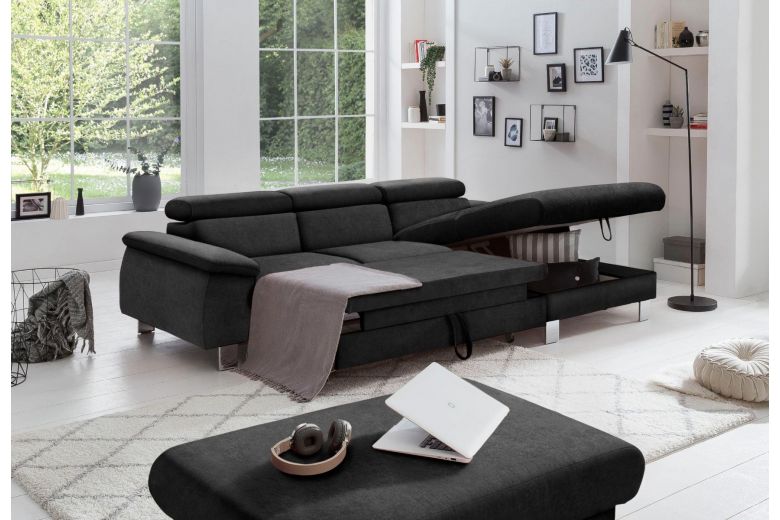 Corner sofa - Micky (Pull-out with storage box)