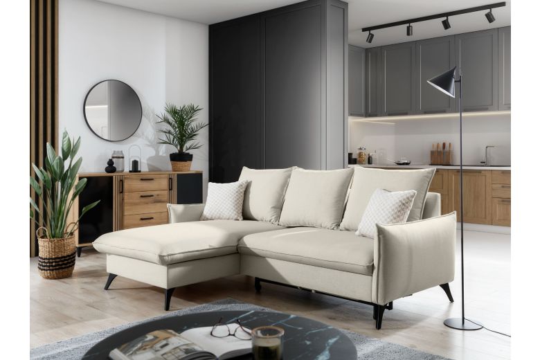 Corner sofa - Modica (Pull-out with storage box)