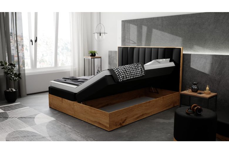 Upholstered bed 180x200 - Venecia (With storage box)