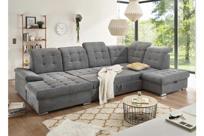 U shape sofa - Nevada (Pull-out with storage box)