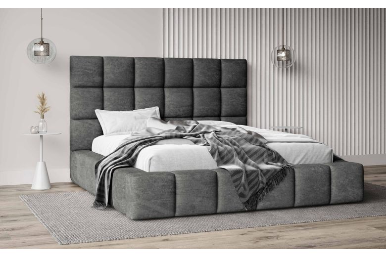 Upholstered bed 180x200 - Ozan (With storage box)