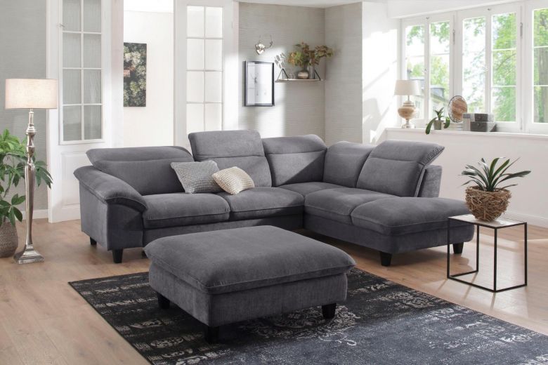 Corner sofa XL - Tess ar pufu with hocker (Pull-out)
