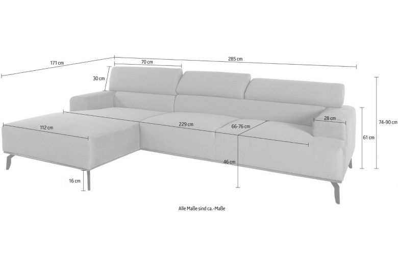 Corner sofa - Laredo