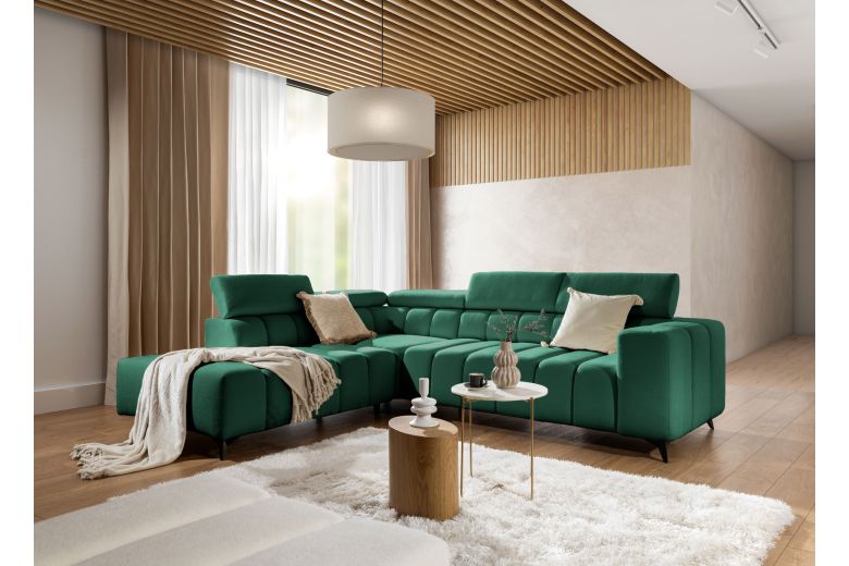 Corner sofa XL - Ragusso (Pull-out with storage box)