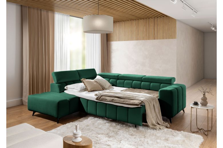 Corner sofa XL - Ragusso (Pull-out with storage box)