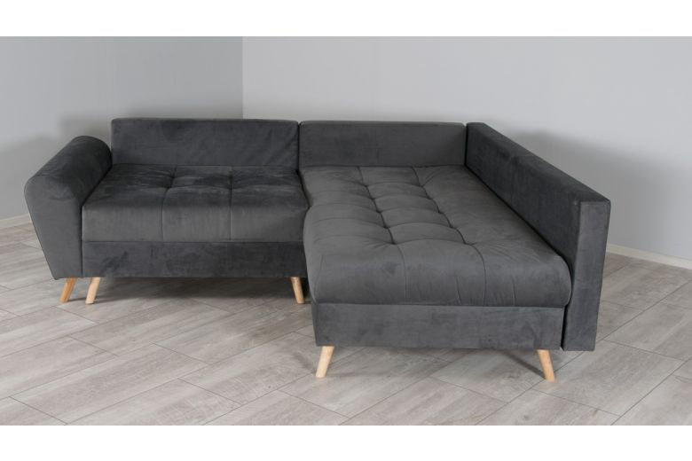 Corner sofa - Rice ar pufu with hocker (Pull-out)