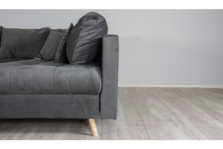 Corner sofa - Rice ar pufu with hocker (Pull-out)