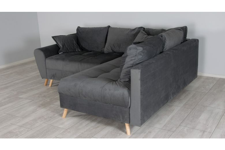 Corner sofa - Rice ar pufu with hocker (Pull-out)