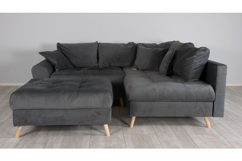 Corner sofa - Rice ar pufu with hocker (Pull-out)