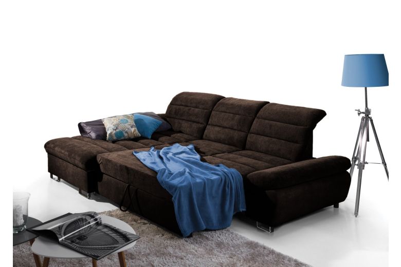 Corner sofa - Roma (Pull-out with storage box)