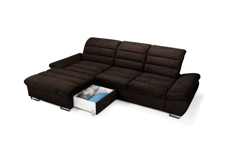 Corner sofa - Roma (Pull-out with storage box)