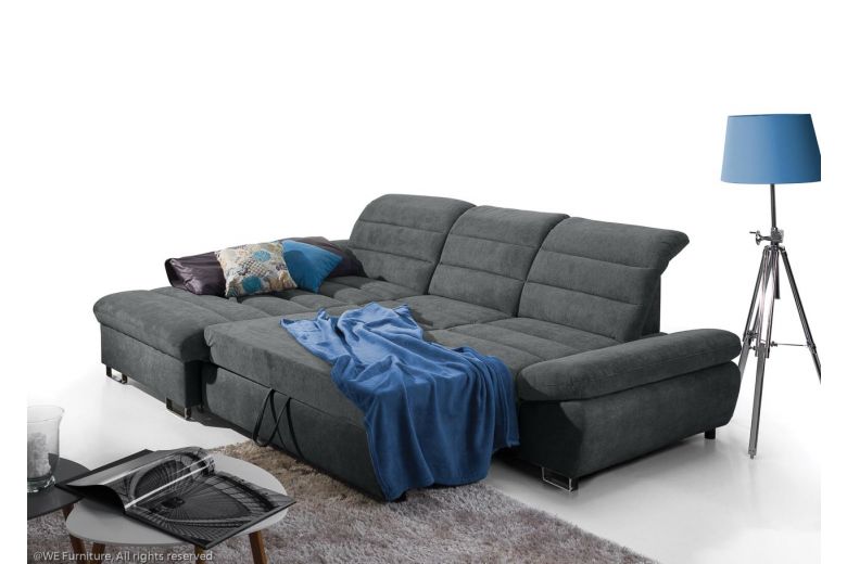 Corner sofa - Roma (Pull-out with storage box)