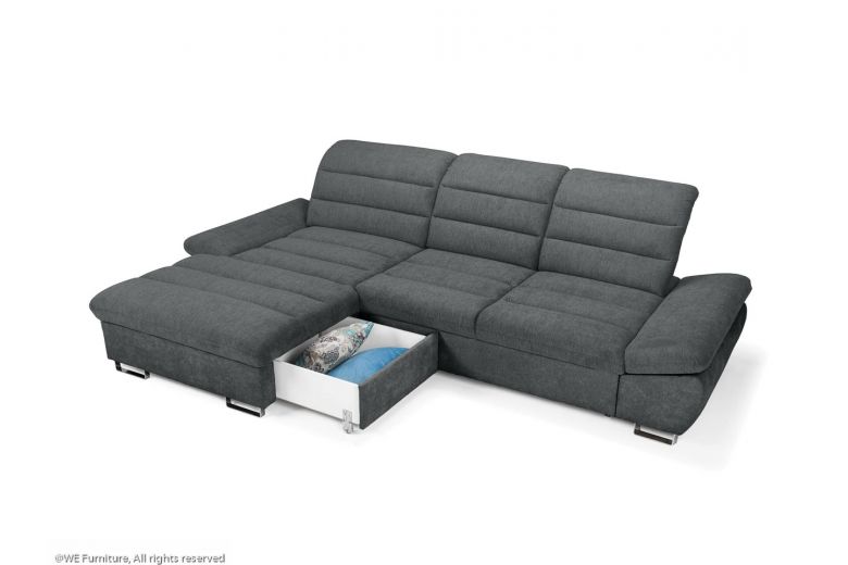 Corner sofa - Roma (Pull-out with storage box)