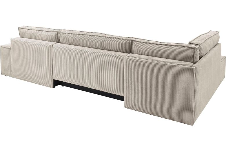 U shape sofa - Sherwood (Pull-out with storage box)