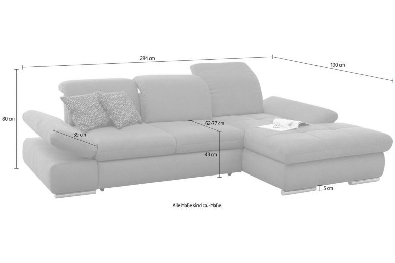Corner sofa - Solo (Pull-out)