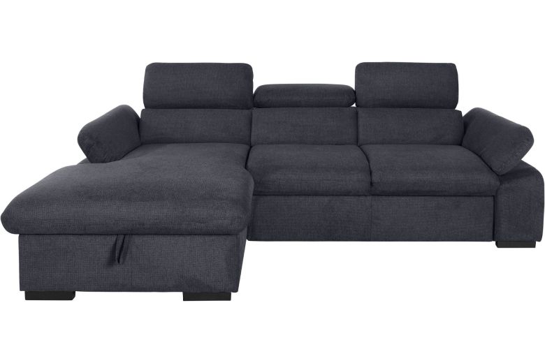 Corner sofa - Lola with hocker (Pull-out with storage box)