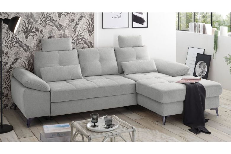 Corner sofa - Auckland (Pull-out with storage box)