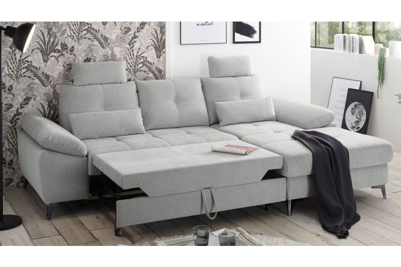 Corner sofa - Auckland (Pull-out with storage box)
